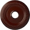 Ekena Millwork Classic Ceiling Medallion (Fits Canopies up to 12 3/4"), 18 5/8"OD 4"ID x 1 1/8"P, Brushed Mahogany CM19CLBMF - alternate 1